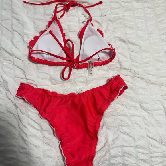 Red Triangle Bikini Top - Picture 4 of 7